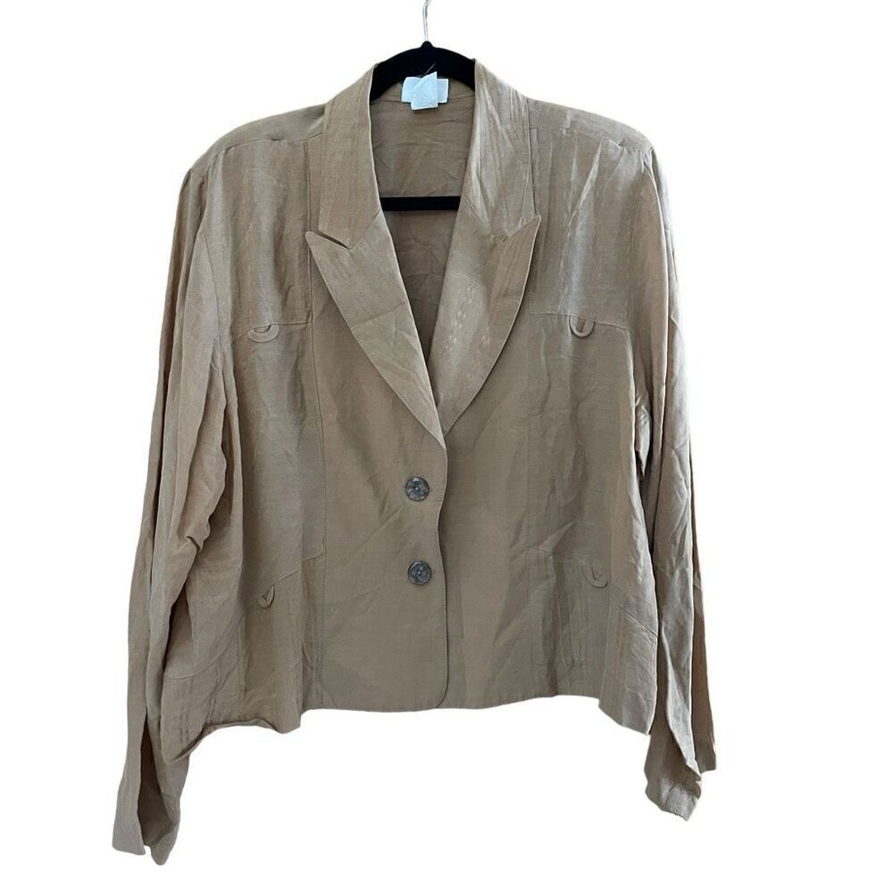 Vintage Silk Embroidered Blazer Clean Girl Quiet Luxury